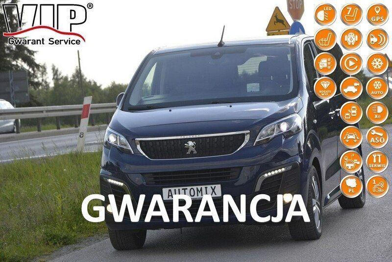 Niebieski Używany 2019 Peugeot Traveller Minivan | 99 300 zł - Obraz 1/4