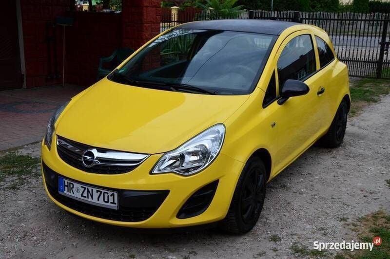 Żółty Używany 2012 Opel Corsa Hatchback | 13 900 zł (Dobra cena) - Obraz 1/4