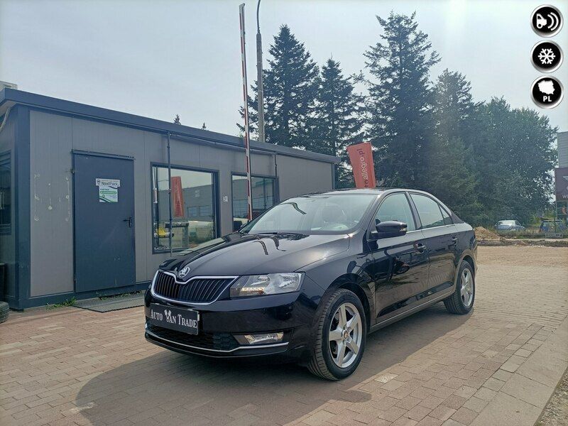 Czarny (metalik) Używany 2018 Skoda Rapid Hatchback | 43 500 zł (Uczciwa cena) - Obraz 1/4