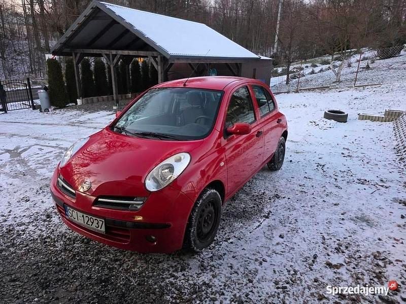 Czerwony Używany 2006 Nissan Micra Hatchback | 2500 zł (Super Cena) - Obraz 1/4