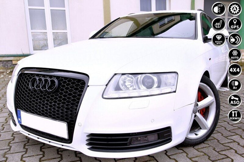 Biały Używany 2012 Audi A6 S-Line Kombi | 43 900 zł (Super Cena) - Obraz 1/4