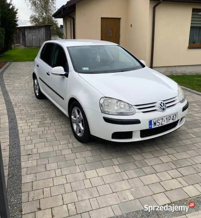 Biały Używany 2005 VW Golf V Sedan/Limuzyna | 8000 zł (Dość drogi) - Obraz 1/4