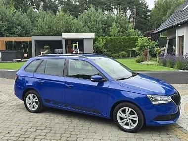 Niebieski Używany 2021 Skoda Fabia Hatchback | 41 900 zł (Dość drogi) - Obraz 1/4