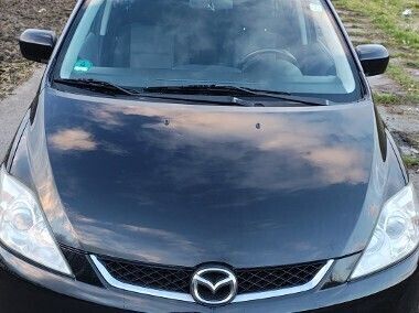 Czarny Używany 2006 Mazda 5 Minivan | 11 900 zł - Obraz 1/4