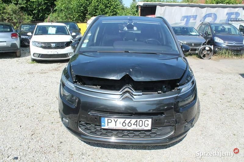 Czarny Używany 2015 Citroën Grand C4 Picasso Minivan | 15 900 zł - Obraz 1/4