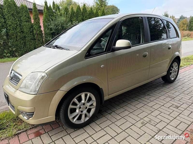 Złoty Używany 2008 Opel Meriva Minivan | 10 900 zł (Uczciwa cena) - Obraz 1/4