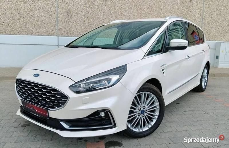 Biały Używany 2019 Ford S-MAX Vignale Minivan | 94 900 zł - Obraz 1/4