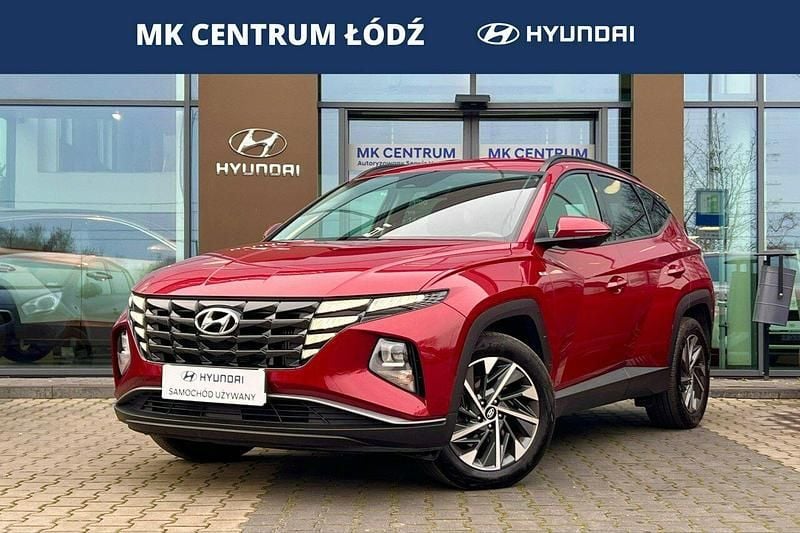 Czerwony Używany 2022 Hyundai Tucson SUV | 104 900 zł (Dość drogi) - Obraz 1/4