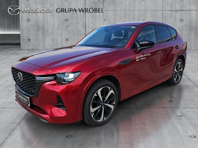 Czerwony (metalik) Używany 2023 Mazda CX-60 SUV | 219 900 zł (Dość drogi) - Obraz 1/4