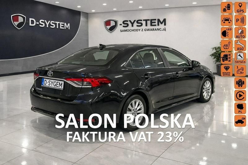 Używany Toyota Corolla 125 KM (91 kW) 2022 Czarny Sedan/Limuzyna