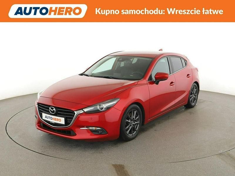 Czerwony Używany 2018 Mazda 3 Hatchback | 55 500 zł (Uczciwa cena) - Obraz 1/3