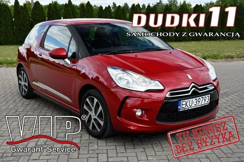 Czerwony Używany 2013 Citroën DS3 Hatchback | 24 900 zł (Uczciwa cena) - Obraz 1/4