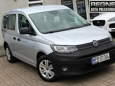 Srebrny Używany 2021 VW Caddy Minivan | 73 900 zł (Uczciwa cena) - Obraz 1/4