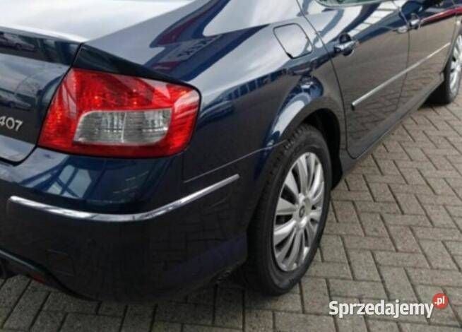 Granatowy Używany 2010 Peugeot 407 Sedan/Limuzyna | 24 900 zł - Obraz 1/4