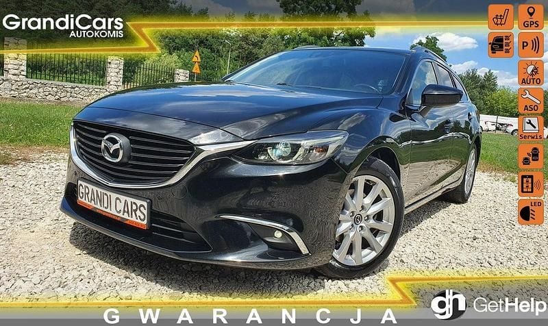 Czarny Używany 2015 Mazda 6 Kombi | 35 900 zł (Uczciwa cena) - Obraz 1/4