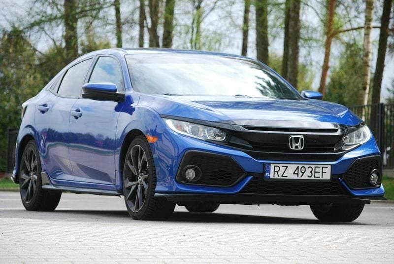 Niebieski Używany 2017 Honda Civic Hatchback | 65 999 zł (Dobra cena) - Obraz 1/4