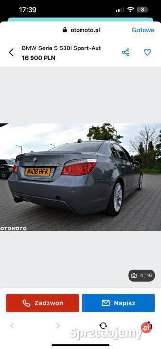 Używany BMW 530 2008