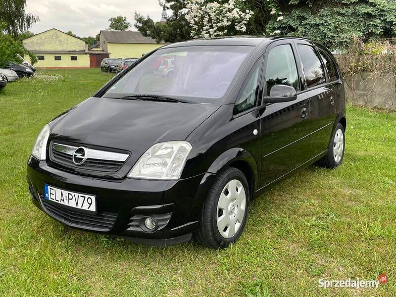 Czarny Używany 2007 Opel Meriva Minivan | 13 500 zł (Drogi) - Obraz 1/4