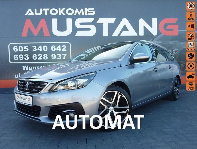 Szary (metalik) Używany 2018 Peugeot 308 Kombi | 37 900 zł (Uczciwa cena) - Obraz 1/4