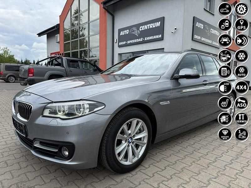 Szary (metalik) Używany 2014 BMW 530 Kombi | 44 900 zł (Uczciwa cena) - Obraz 1/4