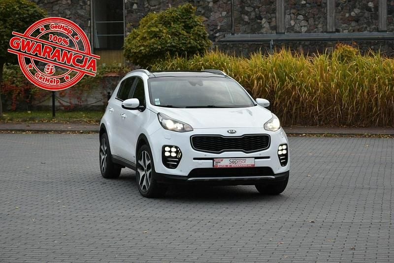 Biały Używany 2016 Kia Sportage GT-Line SUV | 61 900 zł (Uczciwa cena) - Obraz 1/4