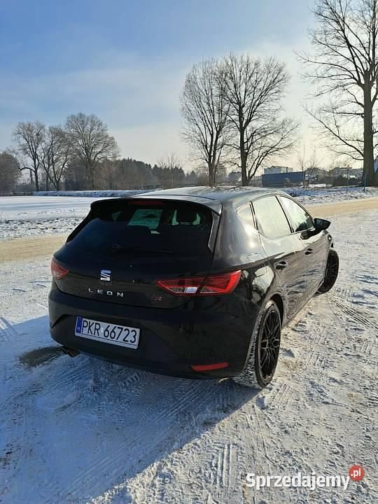 Czarny Używany 2015 Seat Leon FR Hatchback | 50 000 zł (Dość drogi) - Obraz 1/1