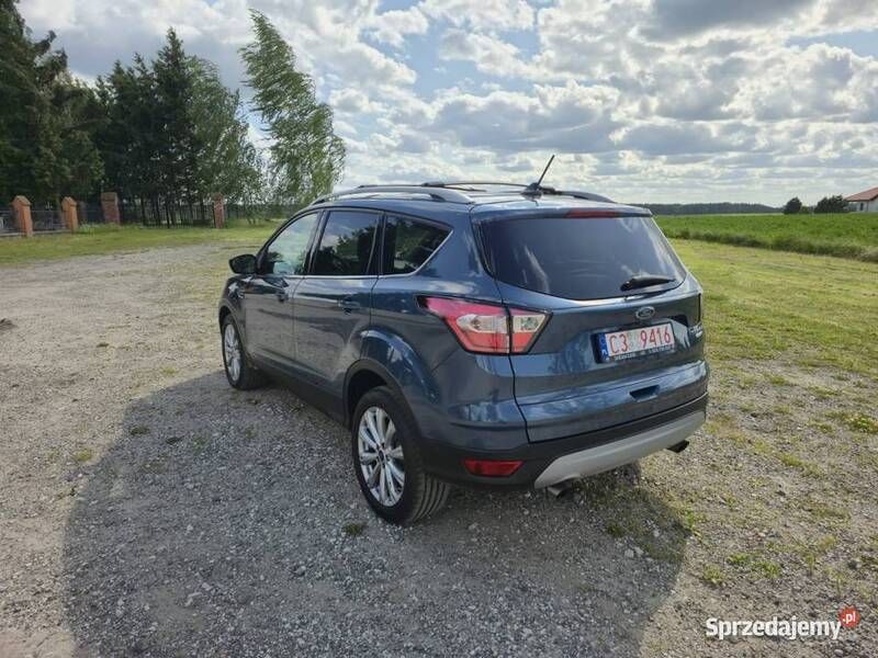 Niebieski Używany 2018 Ford Escape SUV | 53 900 zł (Super Cena) - Obraz 1/4