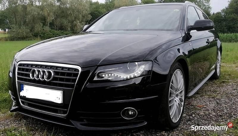 Czarny Używany 2009 Audi A4 S-Line Kombi | 24 500 zł (Uczciwa cena) - Obraz 1/4