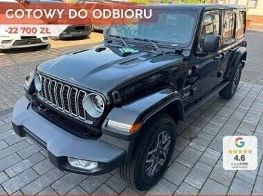Czarny Nowe 2024 Jeep Wrangler Sahara SUV | 279 900 zł - Obraz 1/4