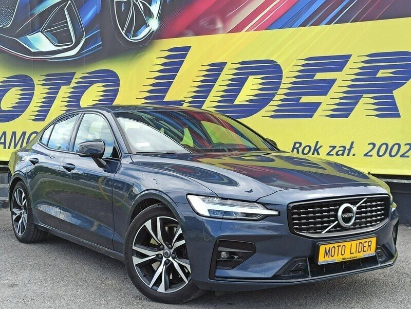 Niebieski Używany 2020 Volvo S60 R-Design Sedan/Limuzyna | 119 900 zł (Uczciwa cena) - Obraz 1/4