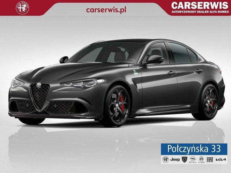 Grafitowy (metalik) Nowe 2025 Alfa Romeo Giulia Quadrifoglio Sedan/Limuzyna | 476 890 zł - Obraz 1/4