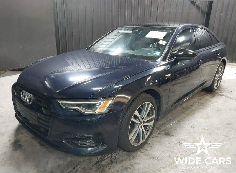 Niebieski Używany 2021 Audi A6 Premium Plus Sedan/Limuzyna | 99 400 zł - Obraz 1/4