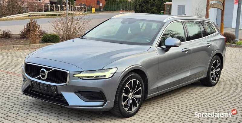 Szary Używany 2019 Volvo V60 Kombi | 74 900 zł (Uczciwa cena) - Obraz 1/4