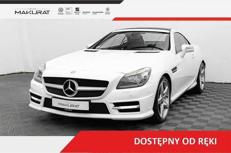 Biały Używany 2011 Mercedes SLK200 AMG Kabriolet | 66 810 zł - Obraz 1/4