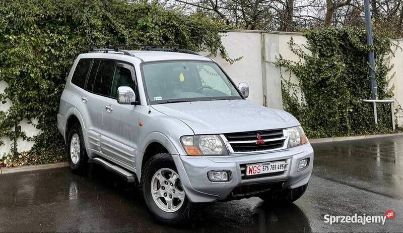 Srebrny Używany 2002 Mitsubishi Pajero SUV | 19 990 zł (Drogi) - Obraz 1/4