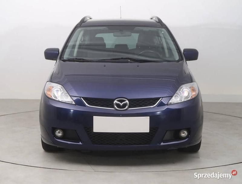 Niebieski Używany 2007 Mazda 5 Minivan | 9499 zł (Dość drogi) - Obraz 1/4