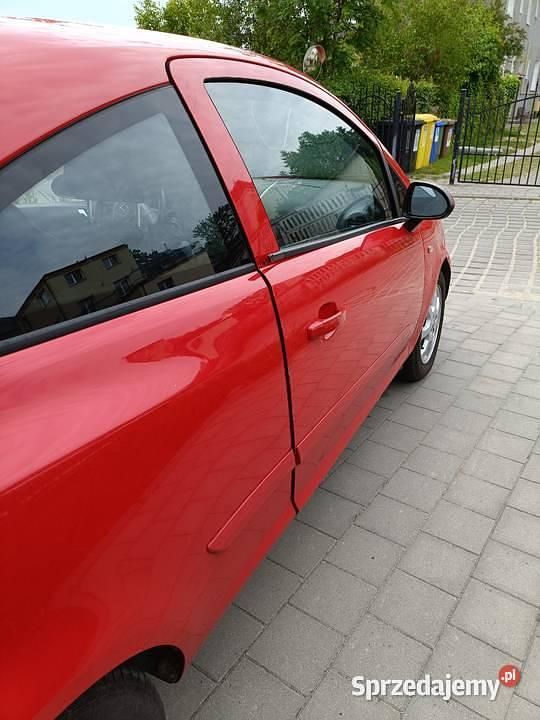 Używany Opel Corsa 2007 Czerwony Hatchback