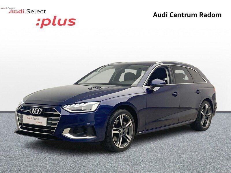 Niebieski Używany 2022 Audi A4 Kombi | 159 980 zł - Obraz 1/4