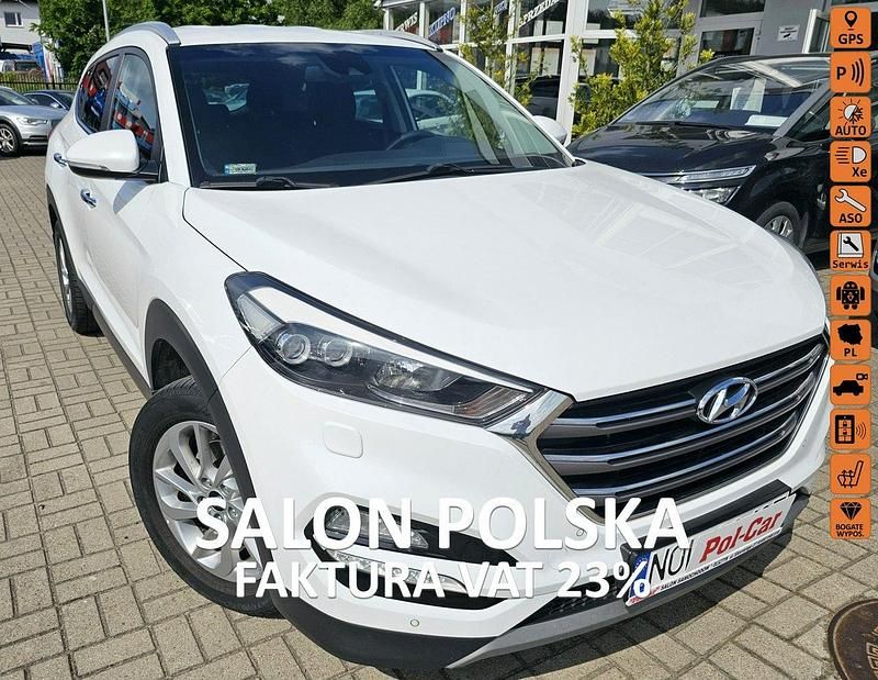 Biały Używany 2017 Hyundai Tucson SUV | 49 900 zł (Uczciwa cena) - Obraz 1/4