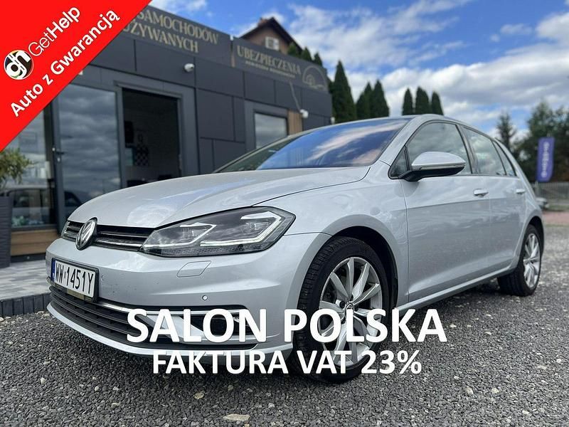 Srebrny (metalik) Używany 2019 VW Golf VII Hatchback | 49 900 zł (Uczciwa cena) - Obraz 1/4