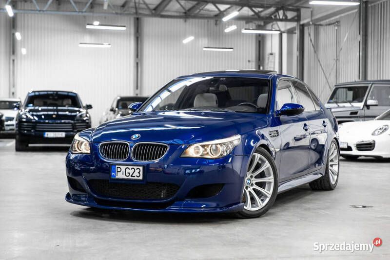 Niebieski Używany 2007 BMW M5 Sedan/Limuzyna | 161 370 zł - Obraz 1/4
