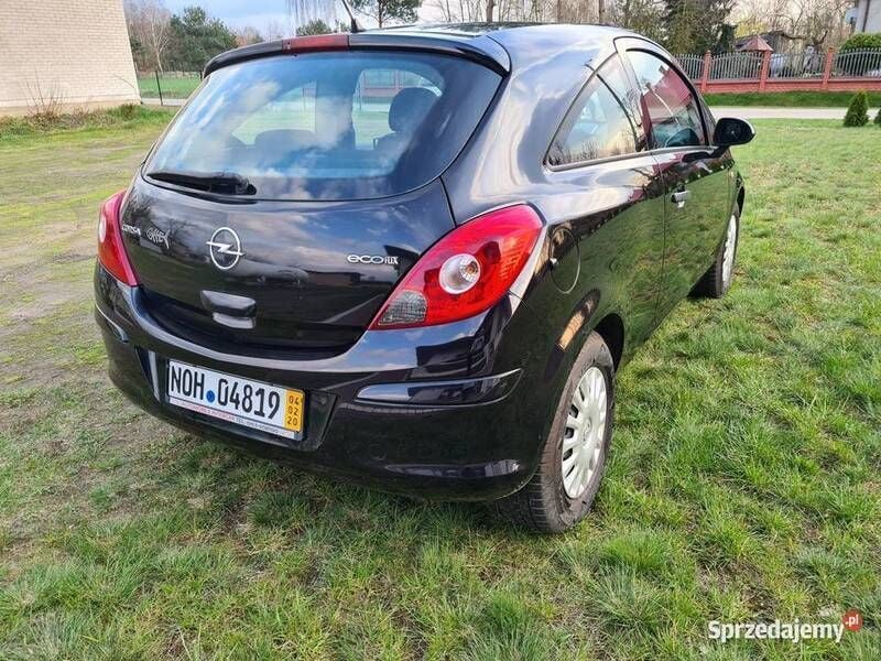 Używany Opel Corsa 60 KM (44 kW) 2009 Czarny Hatchback