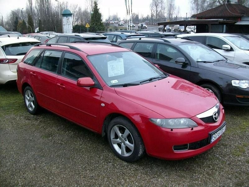 Czerwony Używany 2006 Mazda 6 Kombi | 5900 zł - Obraz 1/4