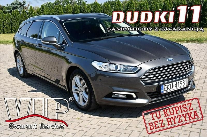 Szary Używany 2018 Ford Mondeo Kombi | 44 900 zł (Dobra cena) - Obraz 1/4