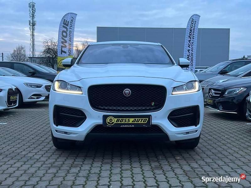 Biały Używany 2019 Jaguar F-Pace SUV | 107 000 zł - Obraz 1/4