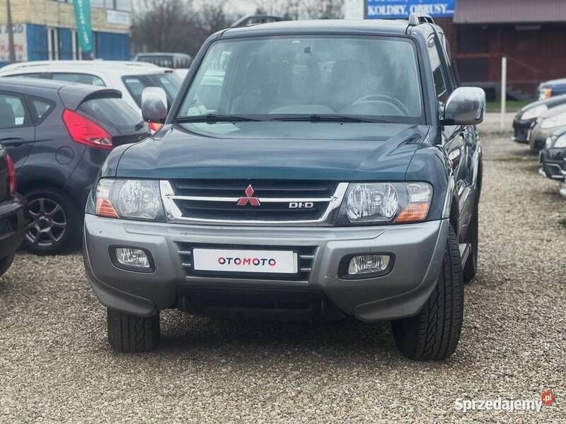 Zielony Używany 2000 Mitsubishi Pajero SUV | 33 900 zł (Dość drogi) - Obraz 1/4
