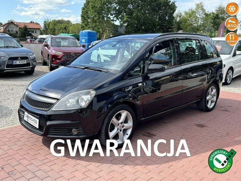 Czarny Używany 2007 Opel Zafira Minivan | 17 200 zł (Dość drogi) - Obraz 1/4