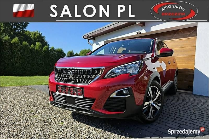 Bordowy (metalik) Używany 2019 Peugeot 3008 SUV | 68 900 zł (Uczciwa cena) - Obraz 1/4