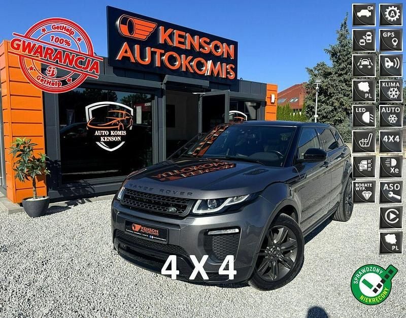 Czarny Używany 2017 Land Rover Range Rover evoque SUV | 94 900 zł (Drogi) - Obraz 1/4