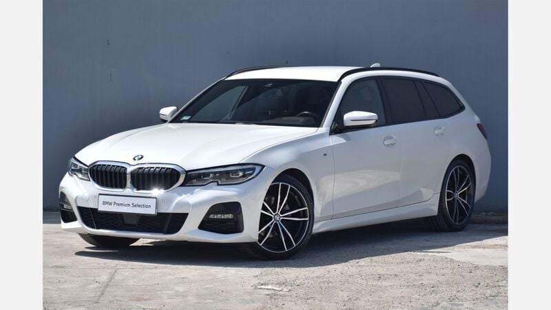 Mineral white metallic metalizowany Używany 2022 BMW 320 Shadowline Kombi | 149 900 zł (Uczciwa cena) - Obraz 1/3